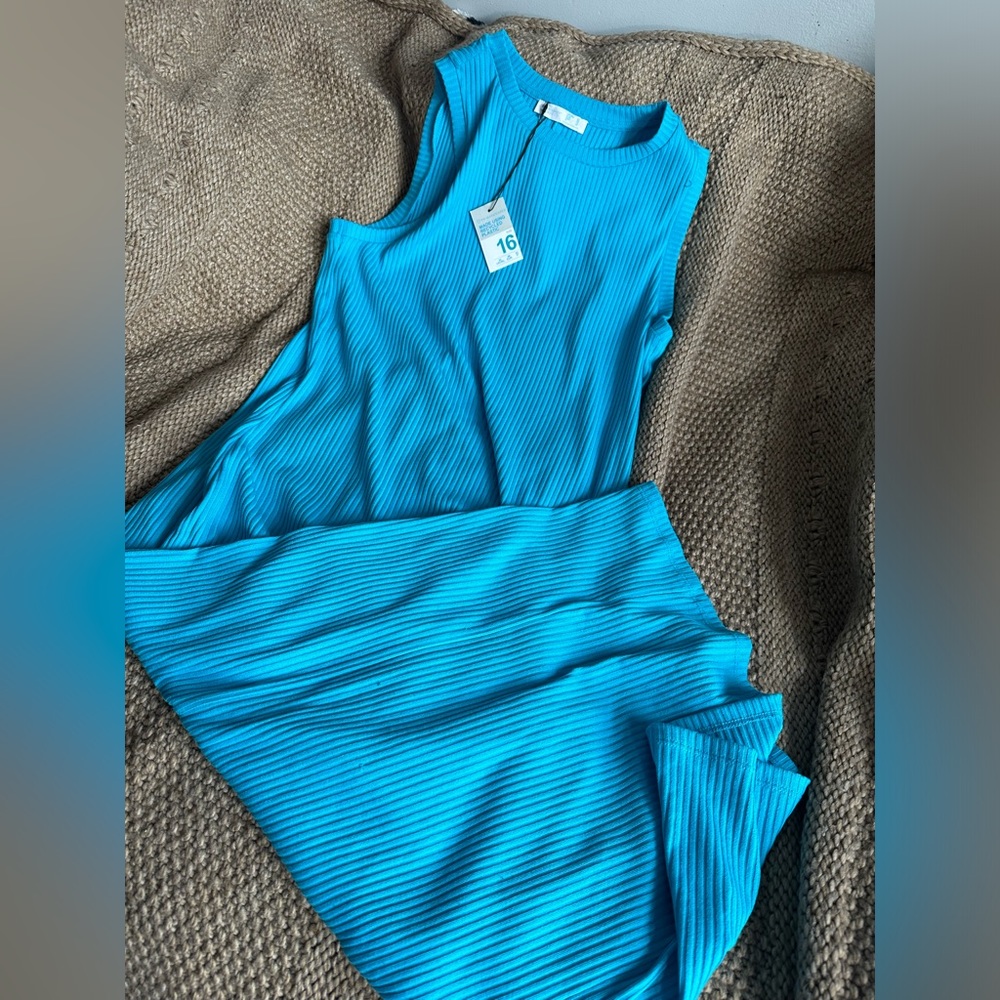 Size 16 blue maxi dress